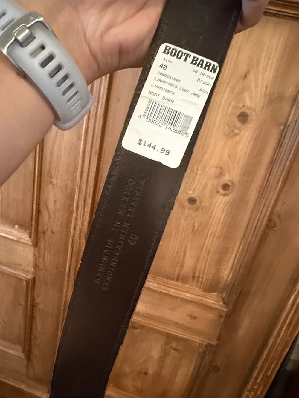 Cody James Caiman Belt